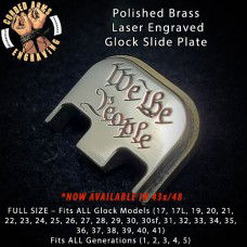 We The People Laser Engraved Glock Slide Plate 