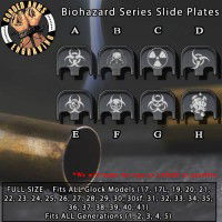 Biohazard Series Custom Laser Engraved Glock SlidePlates