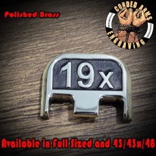 19X Laser Engraved Glock Slide Plate 