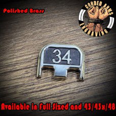 34 Laser Engraved Glock Slide Plate 