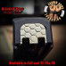 Honey Comb Brass CNC Milled Glock Slide Plate 