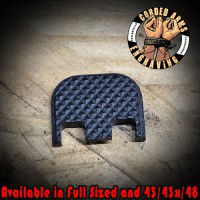 Knurl CNC Milled Glock Slide Plate 