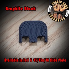 Guilioche` CNC Milled Glock Slide Plate 