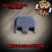 III% 3 Percent Laser Engraved Glock Slide Plate