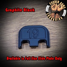 Blacked Out 19 Laser Engraved Glock Slide Plate Blacked Out 19 Laser Engraved Glock Slide Plate