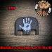 Bloody Hand Engraved Glock Slide Plate