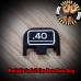 .40 Laser Engraved Glock Slide Plate .40 Laser Engraved Glock Slide Plate