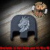 Dragon Head Laser Engraved Glock Slide Plate