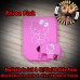 Hello Kitty Series Custom Laser Engraved Aluminum Glock Magazine Base Plates Hello Kitty Series Custom Laser Engraved Aluminum Glock Magazine Base Plates