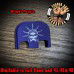 Statue of Liberty Skull Laser Engraved Glock Slide Plate