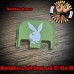 PlayBoy Bunny Laser Engraved Glock Slide Plate