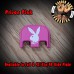PlayBoy Bunny Laser Engraved Glock Slide Plate