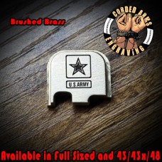 U.S. Army Logo Laser Engraved Glock Slide Plate U.S. Army Logo Laser Engraved Glock Slide Plate