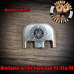 U.S. Army Logo #2 Laser Engraved Glock Slide Plate 