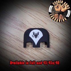 Specialist E-4 Laser Engraved Glock Slide Plate