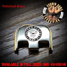 US Navy Logo Laser Engraved Glock Slide Plate 