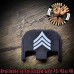 Sergeant E5 Laser Engraved Glock Slide Plate