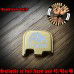 USMC Bulldog Laser Engraved Glock Slide Plate