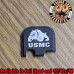 USMC Bulldog Laser Engraved Glock Slide Plate
