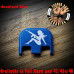 Girl with Gun Laser Engraved Glock Slide Plate
