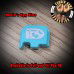 Bullet Bill Laser Engraved Glock Slide Plate