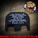Psalm 23:4 Laser Engraved Glock Slide Plate