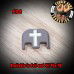 Cross Laser Engraved Glock Slide Plate