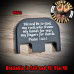 Psalm 144:1 Laser Engraved Glock Slide Plate