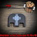 Celtic Cross Laser Engraved Glock Slide Plate