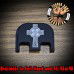 Celtic Cross Laser Engraved Glock Slide Plate