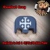 Jerusalem Cross Laser Engraved Glock Slide Plate