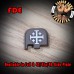 Jerusalem Cross Laser Engraved Glock Slide Plate
