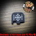 Deus Vult (Gods Will) Laser Engraved Glock Slide Plate