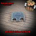 Deus Vult (Gods Will) Laser Engraved Glock Slide Plate