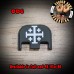 Jerusalem Cross Laser Engraved Glock Slide Plate