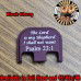 Psalm 23:1 Laser Engraved Glock Slide Plate
