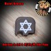 Star of David Laser Engraved Glock Slide Plate Star of David Laser Engraved Glock Slide Plate