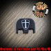 Knights Templar Shield Laser Engraved Glock Slide Plate