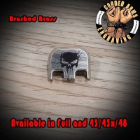 Punisher Skull #1 Laser Engraved Glock Slide Plate 