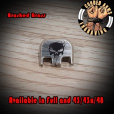 Punisher Skull #1 Laser Engraved Glock Slide Plate 