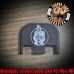 Reaper with Belt Fed Rifle Engraved Glock Slide Plate