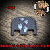 Bear Tracks Laser Engraved Glock Slide Plate