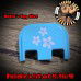 Flowers Laser Engraved Glock Slide Plate
