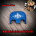 Fleur-de-lis Laser Engraved Glock Slide Plate