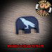 Raven Engraved Glock Slide Plate