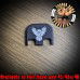 Tribal Owl Laser Engraved Glock Slide Plate