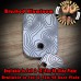 Topo Laser Engraved Glock Slide Plate 
