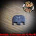 Smiley Face Laser Engraved Glock Slide Plate