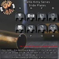 Hello Kitty Series Laser Engraved Glock SlidePlates