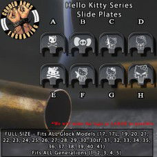 Hello Kitty Series Laser Engraved Glock SlidePlates